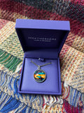 Heathergem Silver Plated Circle Pendant Caledonia Lifestyle Peebles