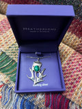 Heathergems - Sterling Silver Thistle Necklace Caledonia Lifestyle Peebles