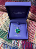 Heathergems - Sterling Silver Heart Pendant Caledonia Lifestyle Peebles