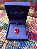 Heathergems - Sterling Silver Heart Pendant Caledonia Lifestyle Peebles
