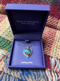 Heathergems - Sterling Silver Heart Pendant Caledonia Lifestyle Peebles
