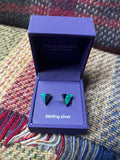 Heathergems Sterling Silver Triangle Stud Earrings Caledonia Lifestyle Peebles