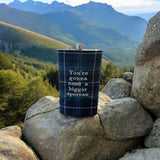 Peebles Tartan Large Jumbo 1.5 litre Stainless Steel Drink Flask Caledonia Lifestyle Peebles
