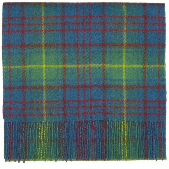 Donegal County Tartan Lambswool Scarf Caledonia Lifestyle Peebles