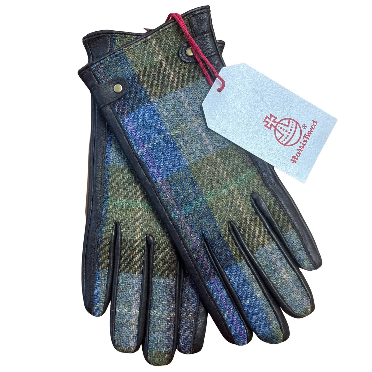 Ladies Harris Tweed® Gloves - Beige Dogtooth