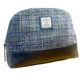 Harris Tweed Cosmetic Bag - Thistle Melange Caledonia Lifestyle Peebles