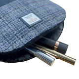 Harris Tweed Cosmetic Bag - Thistle Melange Caledonia Lifestyle Peebles