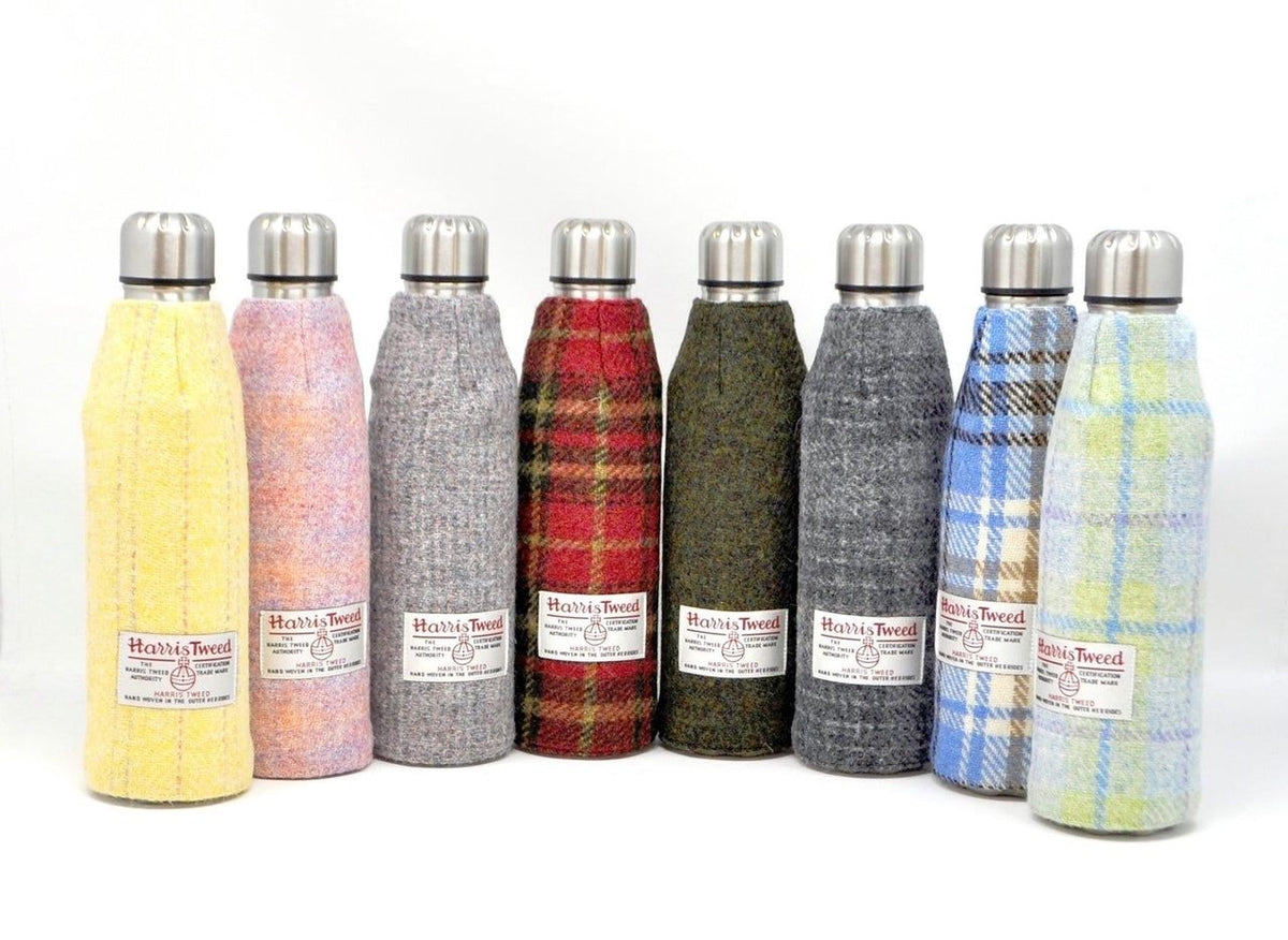 Harris Tweed Thermos Flask 500ml Grigio e Rosa, Caldo o freddo thermos  flacon HT50 perfetto per le giornate fuori -  Italia