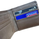Harris Tweed Wallet - Blue Brown Twill Caledonia Lifestyle Peebles
