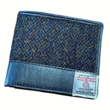 Harris Tweed Wallet - Gorse Green Barleycorn Caledonia Lifestyle Peebles