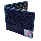 Harris Tweed Wallet - Gorse Green Barleycorn Caledonia Lifestyle Peebles