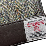 Harris Tweed Wallet - Heath Green Windowpane Caledonia Lifestyle Peebles