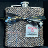 Harris Tweed Hip Flask Caledonia Lifestyle Peebles