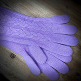 Ladies Cable Knit Cashmere Gloves - 6 colours Caledonia Lifestyle Peebles