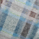 Lightweight Watercolour Tartan Shawl - Muted Blue Dress Stewart Caledonia Lifestyle Peebles