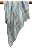 Lightweight Watercolour Tartan Shawl - Muted Hunting Stewart Caledonia Lifestyle Peebles