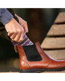 Men's Fair Isle Socks - Thistle Purple Caledonia Lifestyle Peebles