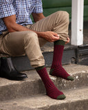 Men's Houndstooth Casual Socks - Spruce Caledonia Lifestyle Peebles