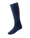 Men's Kilt Socks - Navy Blue Caledonia Lifestyle Peebles