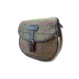 Olive Green Tweed Cross Body Saddle Bag Caledonia Lifestyle Peebles