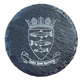 Peebles Engraved Slate Coaster - Caledonia Lifestyle Peebles