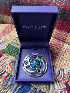 Heathergems Silver Plated Celtic Knot Brooch Caledonia Lifestyle Peebles