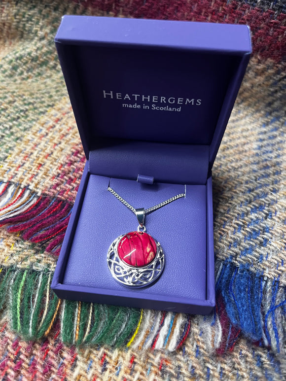 Heathergems Silver Plated Crescent Moon Necklace Caledonia Lifestyle Peebles