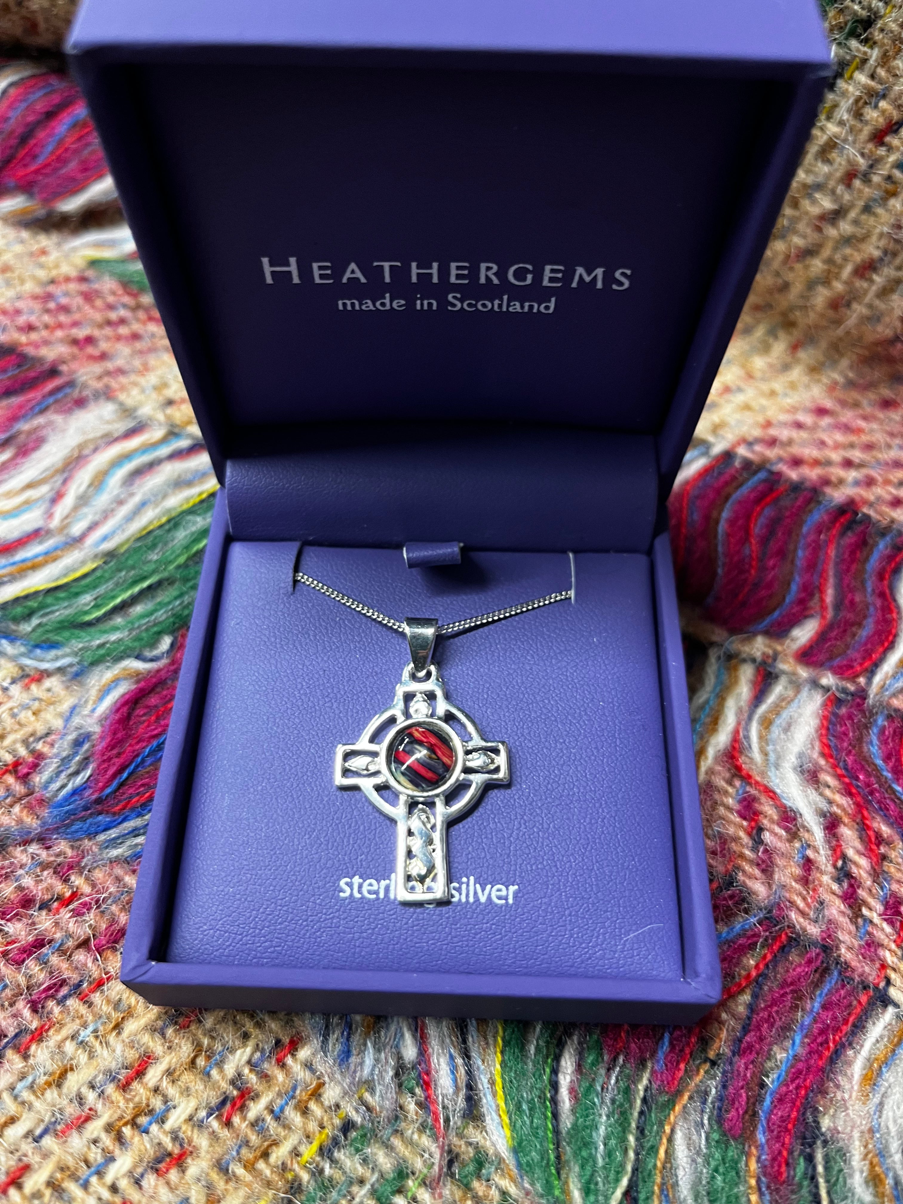 Heathergem Celtic Cross Pendant