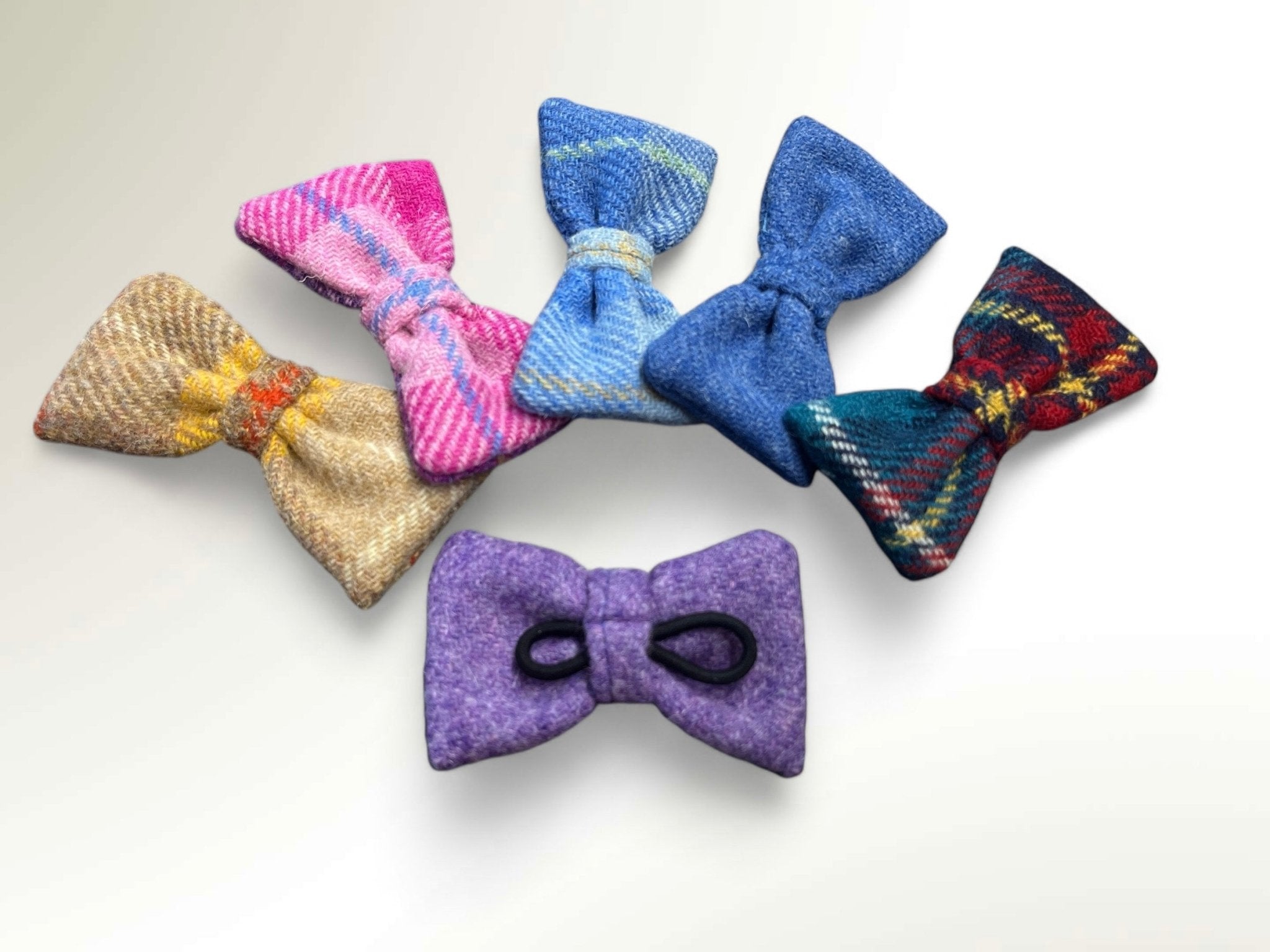 Harris tweed dog bow tie hotsell