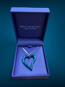 Heathergems Heart Pendant Caledonia Lifestyle Peebles