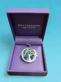 Heathergems Silver Plated Tree of Life Brooch Caledonia Lifestyle Peebles