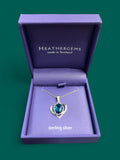 Heathergems - Sterling Silver Heart Necklace Caledonia Lifestyle Peebles