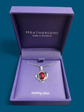 Heathergems - Sterling Silver Heart Necklace Caledonia Lifestyle Peebles