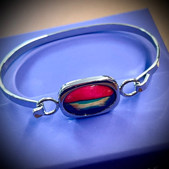 Heathergems Silver Plated Bangle Caledonia Lifestyle Peebles