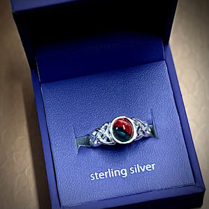 Heathergems Sterling Silver Celtic Ring Caledonia Lifestyle Peebles