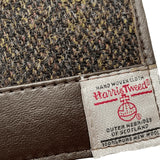 Harris Tweed Wallet - Gorse Green Barleycorn Caledonia Lifestyle Peebles