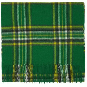 Irish National Tartan Lambswool Scarf Caledonia Lifestyle Peebles