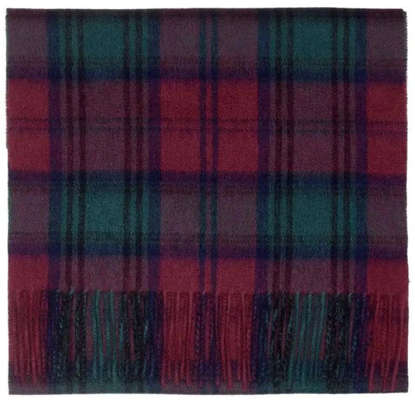 Tartan Lindsay Modern Scarf Lambswool sold Unisex Lochcarron of Scotland