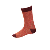 Men's Herringbone Socks - Mulberry Caledonia Lifestyle Peebles