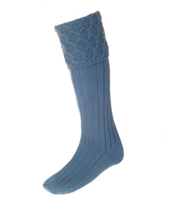 Men's Kilt Socks - Ancient Blue Caledonia Lifestyle Peebles