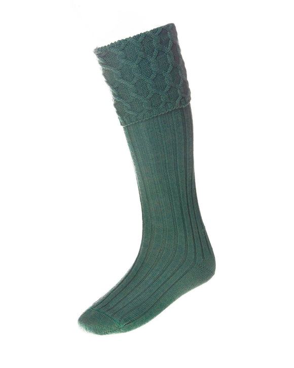 Men's Kilt Socks - Ancient Green Caledonia Lifestyle Peebles