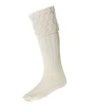 Men's Kilt Socks - Ecru Caledonia Lifestyle Peebles