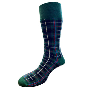 Men's Peebles Tartan Socks - Caledonia Lifestyle Peebles