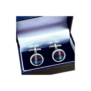 Peebles Tartan Cufflinks - Caledonia Lifestyle Peebles