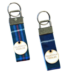 Peebles Tartan Keyring - Caledonia Lifestyle Peebles