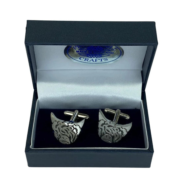 Pewtermill Cuff Links  - Hairy Highland Coo Caledonia Lifestyle Peebles