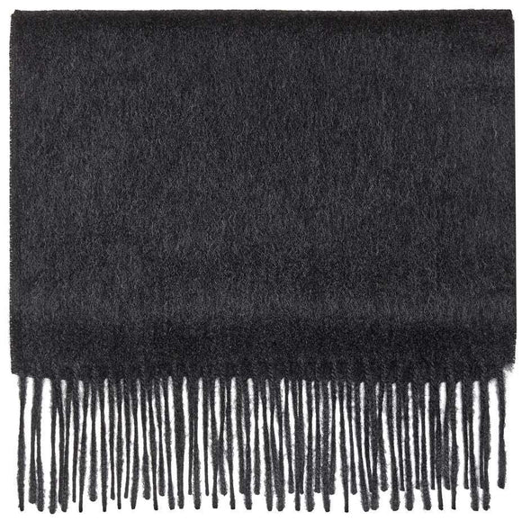 Pure Cashmere Scarf - Charcoal Grey Caledonia Lifestyle Peebles