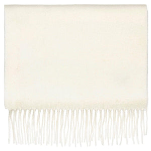 Pure Cashmere Scarf - Creamy White Caledonia Lifestyle Peebles
