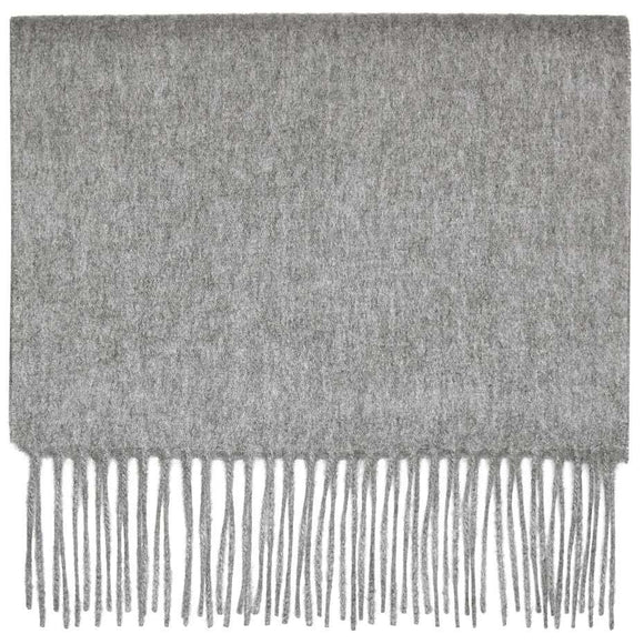 Pure Cashmere Scarf - Silver Grey Caledonia Lifestyle Peebles