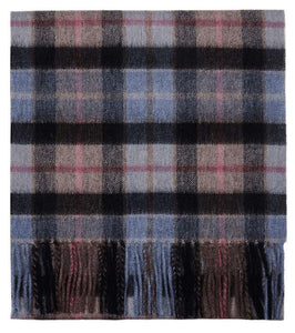 Weathered Gunn Tartan Pure Lambswool Scarf Caledonia Lifestyle Peebles